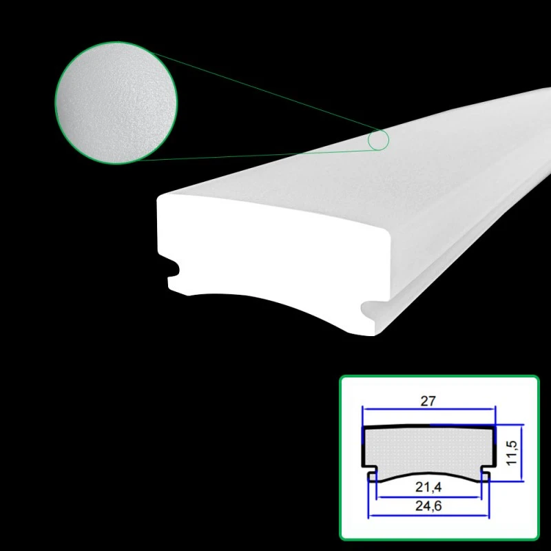 Akryyli Matta Extrusion lampunvarjostin Akryyli Matta Extrusion lampunvarjostin