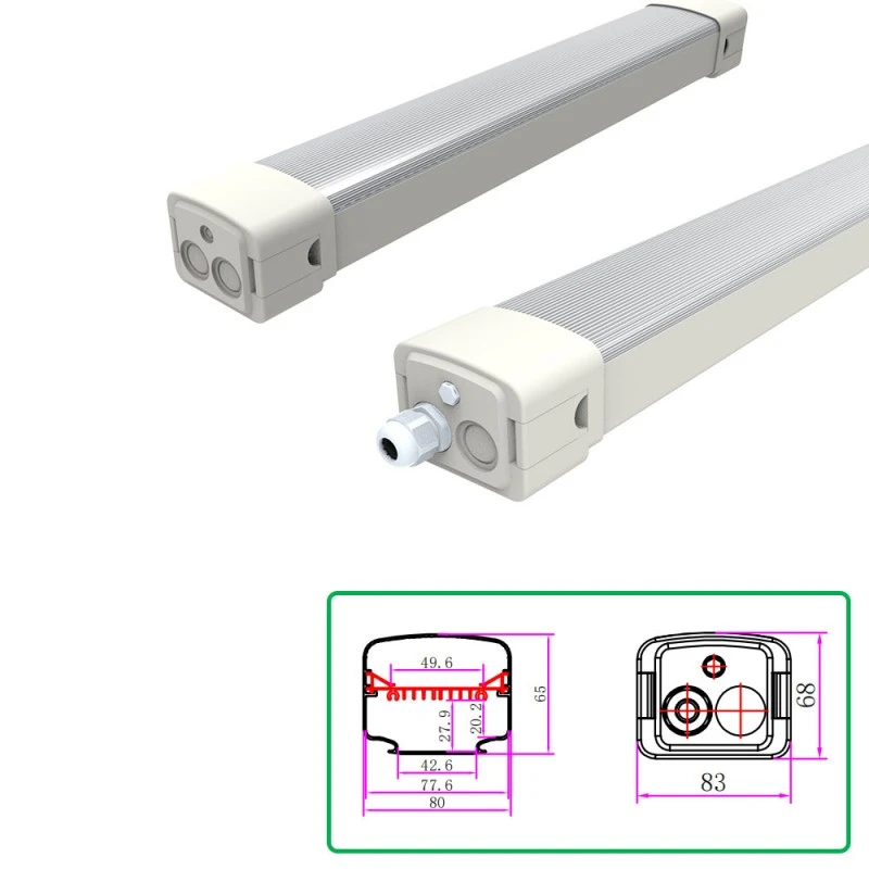 Tri-Proof Light, kaksivärinen suulakepuristettu kotelo